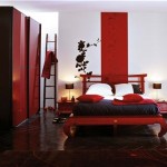 déco chambre rouge