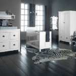 décoration chambre bébé gris et blanc