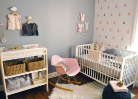 décoration chambre bébé moderne