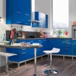décoration cuisine bleu
