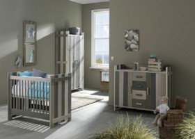 idée déco chambre bébé gris