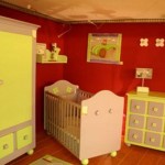 idée déco chambre bébé orange