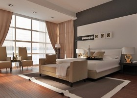 idée déco chambre beige