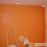 idée déco chambre garçon orange