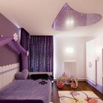 idée déco chambre garçon violet