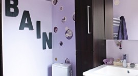 idée déco salle de bain stickers