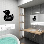 idée déco salle de bain stickers