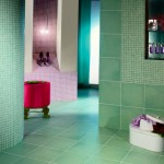 idée déco salle de bain turquoise