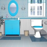 idée déco salle de bain turquoise