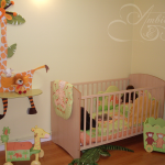 ambiance chambre bébé kaki
