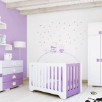 ambiance chambre bébé violet