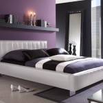 ambiance chambre gris et violet