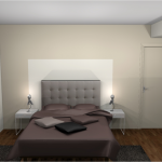 ambiance chambre taupe