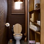 ambiance wc - toilettes marron
