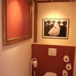 ambiance wc - toilettes rouge