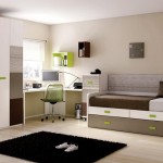 déco chambre fille marron