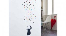 déco chambre fille stickers