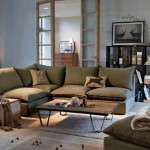 déco salon kaki