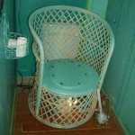 déco wc - toilettes turquoise