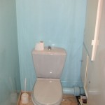 déco wc - toilettes turquoise