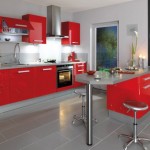 décoration cuisine rouge