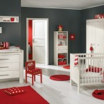 idée déco chambre bébé rouge