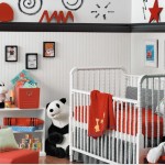 idée déco chambre bébé rouge