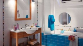 idée déco salle de bain bleu