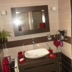 ambiance salle de bain orange