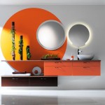 ambiance salle de bain orange