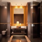 ambiance salle de bain orange