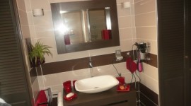 ambiance salle de bain turquoise