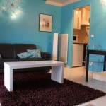 ambiance salon turquoise