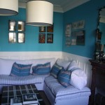 ambiance salon turquoise