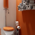 ambiance wc - toilettes orange