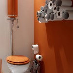 ambiance wc - toilettes orange