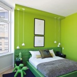 déco chambre vert