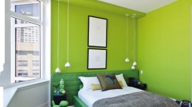 déco chambre vert