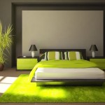 déco chambre vert