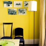 déco salle à manger jaune