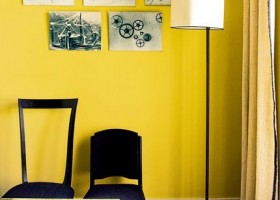 déco salle à manger jaune