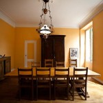 déco salle à manger jaune