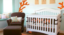 décoration chambre bébé orange