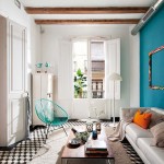 décoration salon bleu