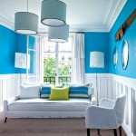 décoration salon bleu