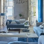 décoration salon bleu