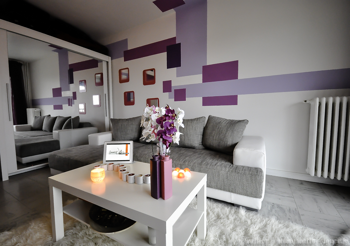 décoration salon violet décoration salon violet