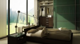 idée déco chambre vert