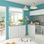 idée déco cuisine turquoise