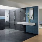 idée déco salle de bain gris et blanc